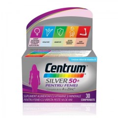Centrum Silver 50+ pentru femei, 30 comprimate, Gsk
